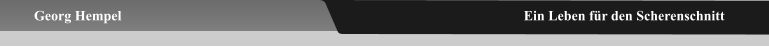 Georg Hempel Ein Leben für den Scherenschnitt